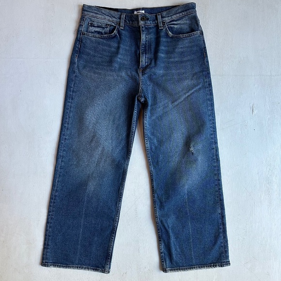 NWT ASKK NY Marina Crop Wide Leg Jean - Picture 3 of 10